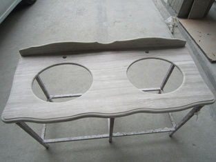 Pure White Solid Surface Kitchen Countertop supplier