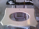 China Beige granit Natural stone solid surface countertop synthetic quartz stone slabs distributor
