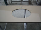 Polishing solid solid surface kitchen counters Vanity Top for washing room for sale