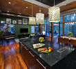 China Quartz stone Slab Artificial Stone Customized Black Marble Color tone Kitchentop distributor
